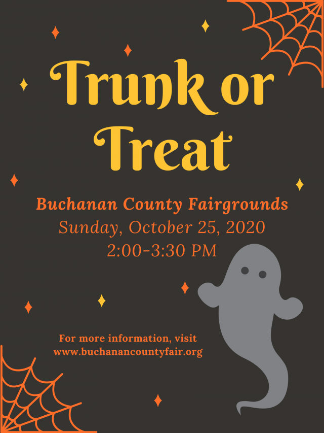 Trunk Or Treat 2020 Buchanan County Fair Association